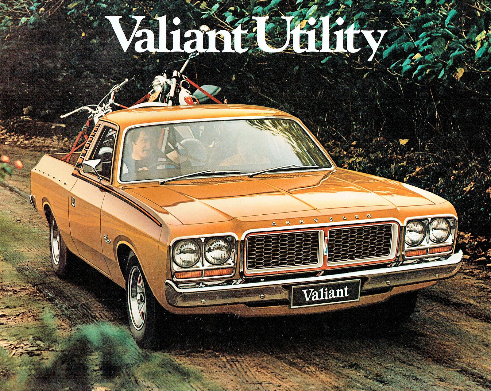 1976 Chrysler CL Valiant Utility Brochure Page 1
